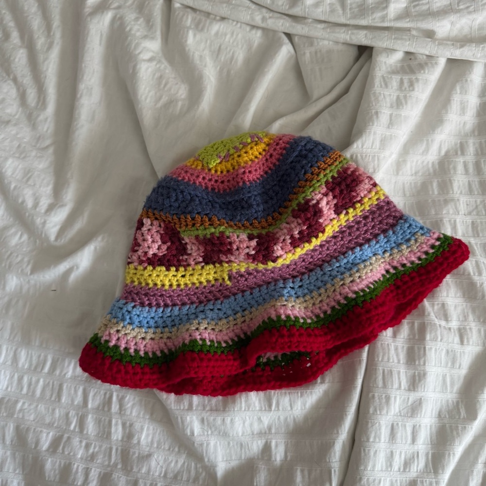 Vibrant Multicolor Crochet Hat